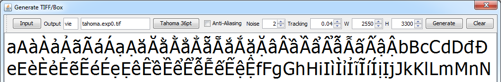 Generate TIFF/Box